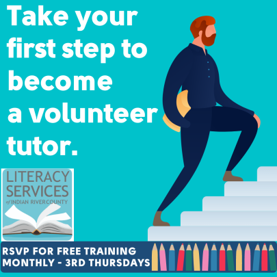 Step into tutoring_  New Tutor Training Session _ Literacy Services of Indian River County